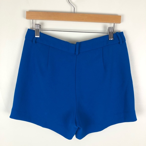 J crew 4 pleated crepe shorts blue 0992 - Picture 4 of 8